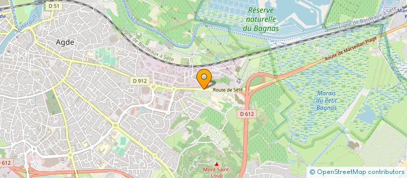 localisation de l'entreprise LE GARDEN GRILL  AGDE