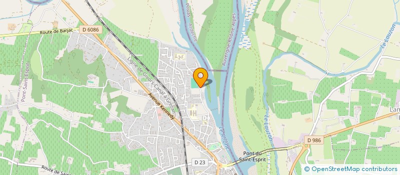 localisation de l'entreprise LE GARDEN SARL à PONT-SAINT-ESPRIT