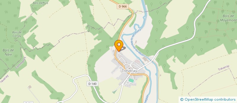 localisation de l'entreprise LE GARDON à TREVERAY