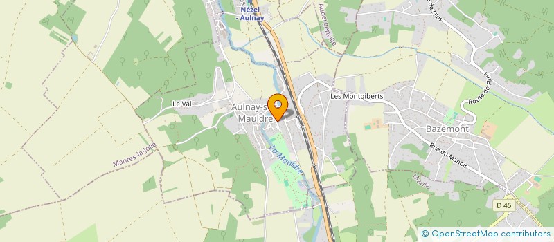 localisation de l'entreprise LE GARDON AULNAYSIEN MAULOIS  AULNAY-SUR-MAULDRE