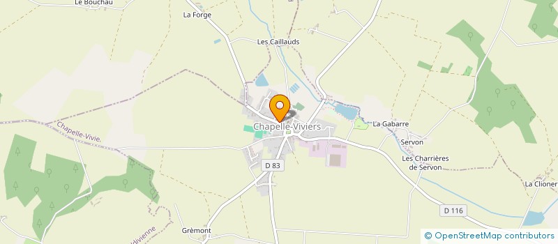 localisation de l'entreprise LE GARDON CHAPELLOIS  CHAPELLE-VIVIERS