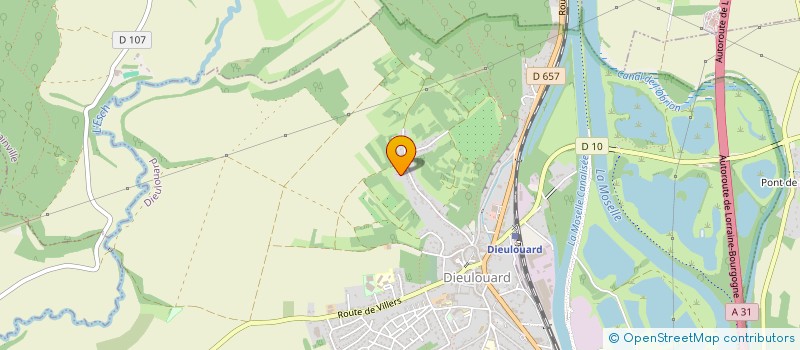 localisation de l'entreprise LE GARDON SCARPONAIS  DIEULOUARD