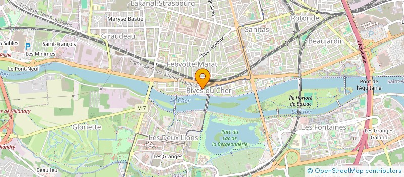 localisation de l'entreprise LE GARDON TOURANGEAU  TOURS