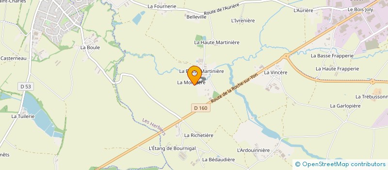 localisation de l'entreprise LE GAREC à LES HERBIERS