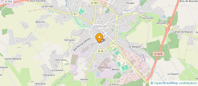 localisation de l'entreprise LE GARGASSON  LOCMINE