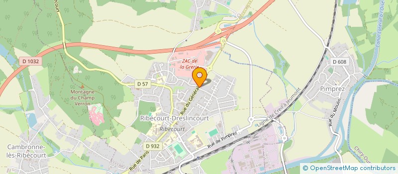 localisation de l'entreprise LE GARI'S MUSIC  RIBECOURT-DRESLINCOURT