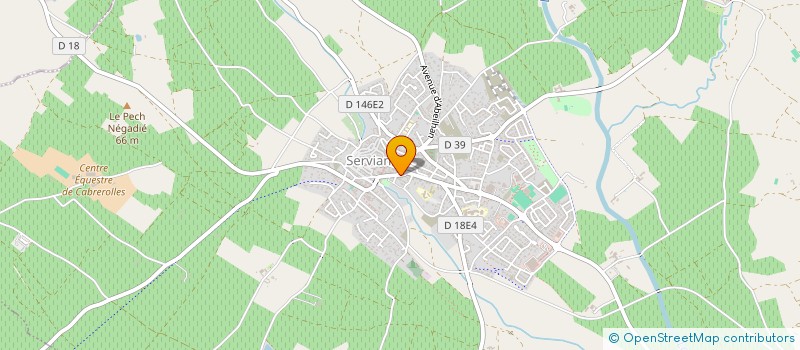localisation de l'entreprise LE GARIGOT à SERVIAN