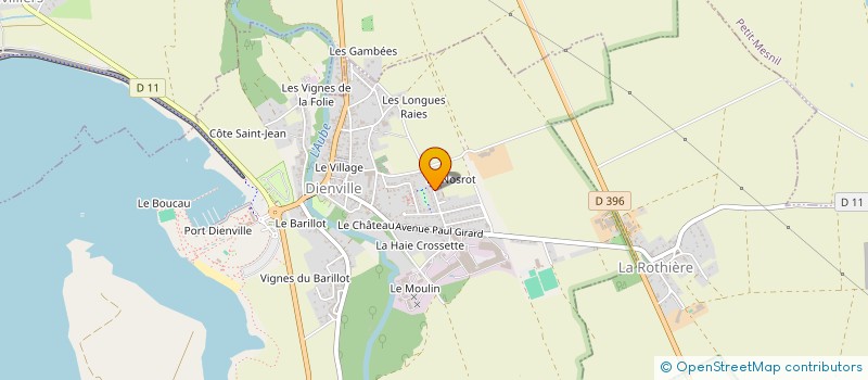 localisation de l'entreprise LE GARILLON  RADONVILLIERS