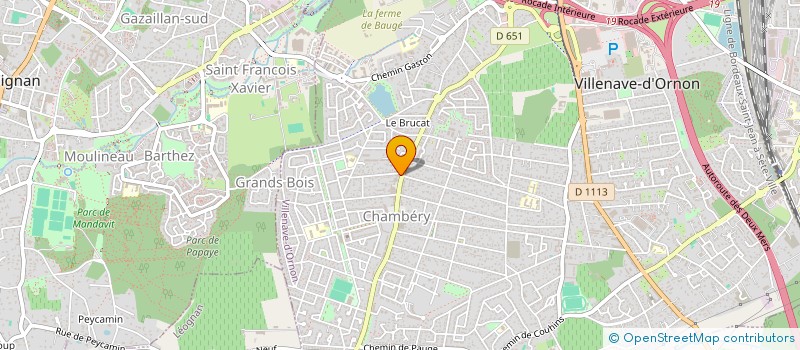 localisation de l'entreprise LE GARISSON  VILLENAVE-D'ORNON