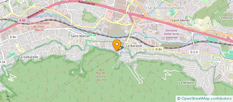 localisation de l'entreprise LE GARLABAN à MARSEILLE