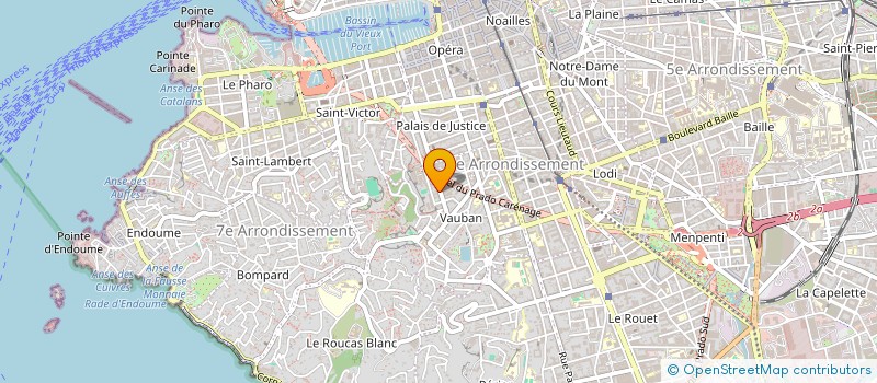 localisation de l'entreprise LE GARREC  MARSEILLE