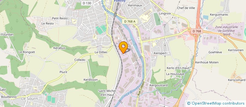 localisation de l'entreprise LE GARREC ENTREPRISE à LE SOURN