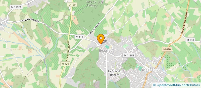 localisation de l'entreprise LE GARRIC à BEAULIEU