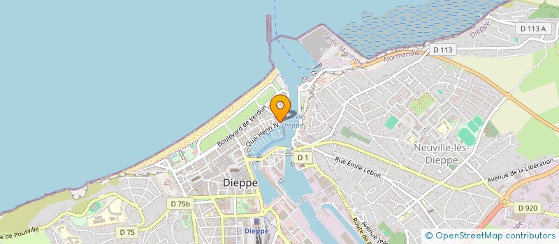 localisation de l'entreprise LE GARRISON à DIEPPE