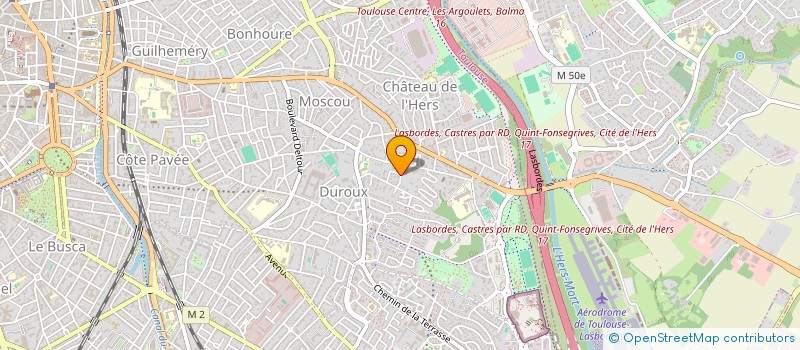 localisation de l'entreprise LE GARROS à TOULOUSE