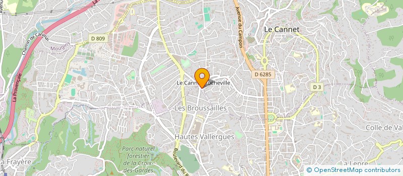 localisation de l'entreprise LE GASCON à LE CANNET