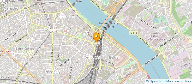 localisation de l'entreprise LE GASLIGHT à BORDEAUX