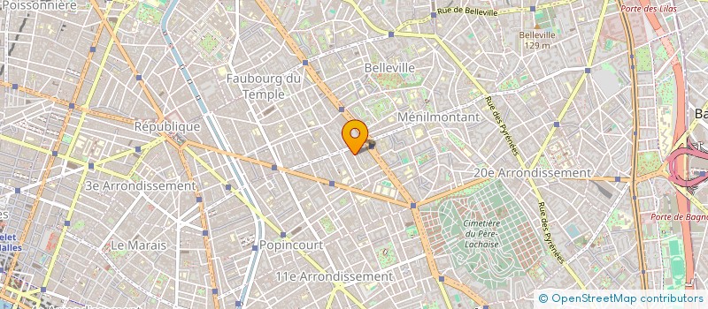 localisation de l'entreprise LE GAST  PARIS 11