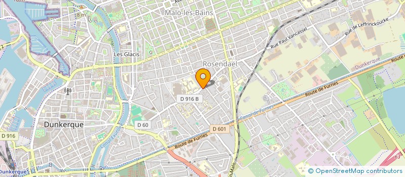 localisation de l'entreprise LE GASTON à DUNKERQUE