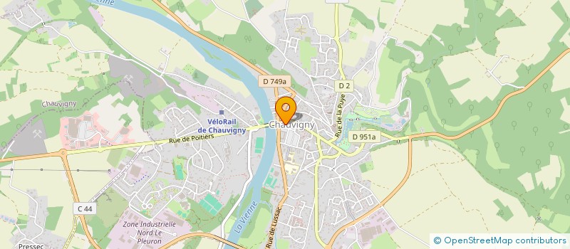 localisation de l'entreprise LE GASTON & CO à CHAUVIGNY