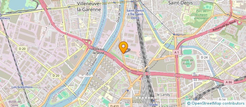 localisation de l'entreprise LE GASTRONOME à SAINT-DENIS