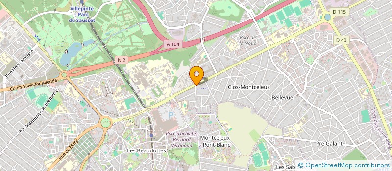 localisation de l'entreprise LE GASTRONOME à VILLEPINTE