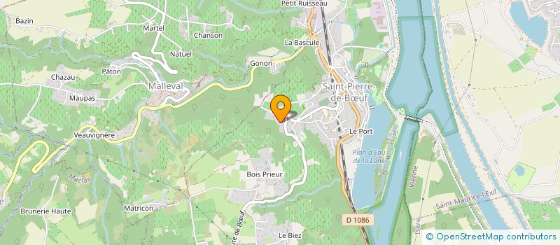 localisation de l'entreprise LE GASTRONOVRAK  SAINT-PIERRE-DE-BUF