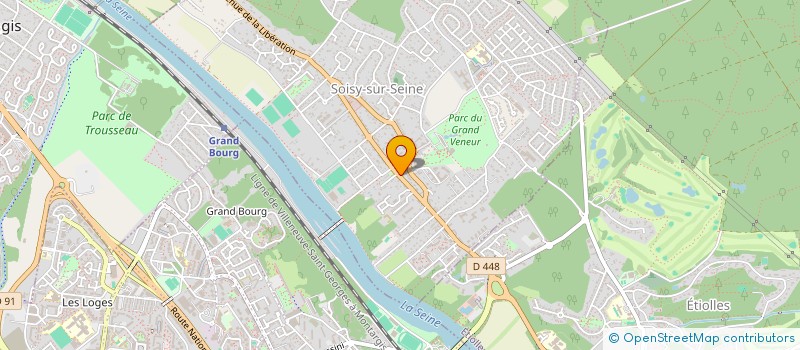localisation de l'entreprise LE GATEAU DE BONBONS à SOISY-SUR-SEINE