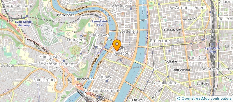 localisation de l'entreprise LE GATEAU LYONNAIS  LYON