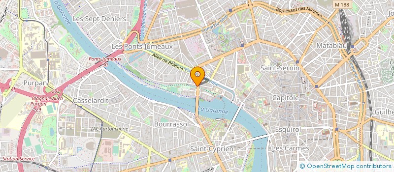 localisation de l'entreprise LE GATEAUTIER à TOULOUSE