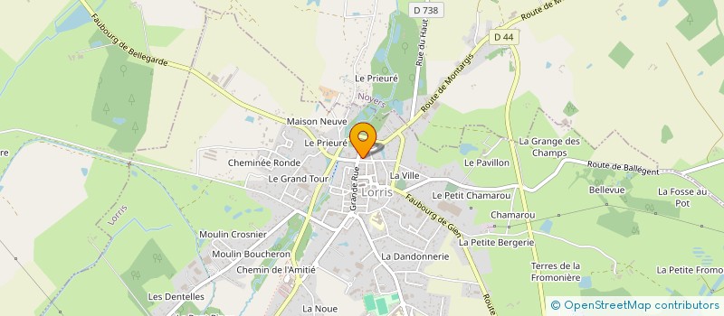localisation de l'entreprise LE GATINAIS à LORRIS