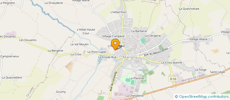 localisation de l'entreprise LE GATSBY  MARIGNY-LE-LOZON