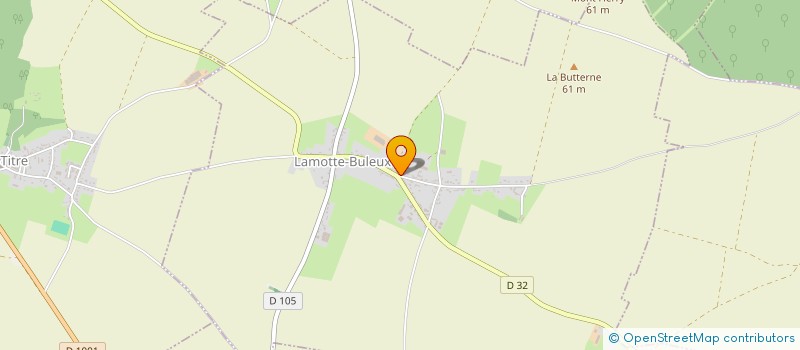 localisation de l'entreprise LE GAULIS  LAMOTTE-BULEUX