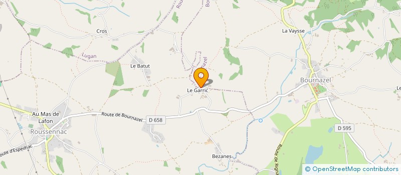 localisation de l'entreprise LE GAUMAS  RIGNAC