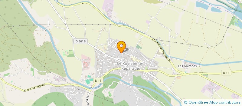 localisation de l'entreprise LE GAVOT  LE PUY-SAINTE-REPARADE