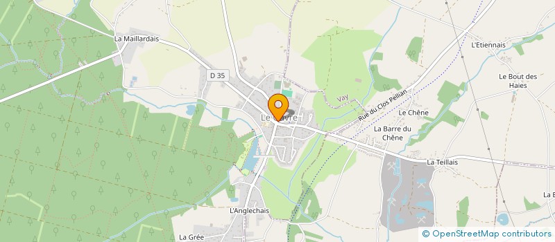 localisation de l'entreprise LE GAVRE PETANQUE  LE GAVRE