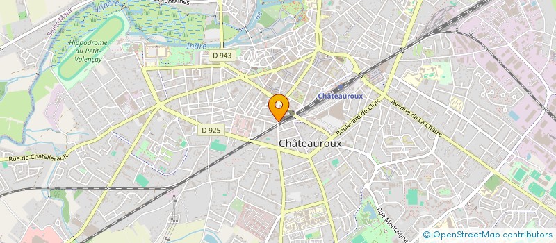 localisation de l'entreprise LE GAVROCHE à CHATEAUROUX