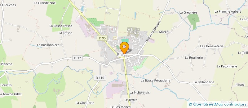 localisation de l'entreprise LE GAVROCHE  BAIS