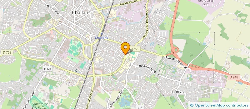 localisation de l'entreprise LE GAVROCHE à CHALLANS