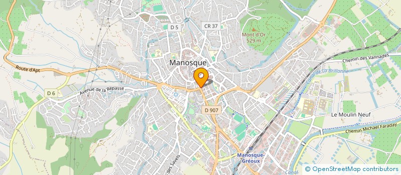 localisation de l'entreprise LE GAVROCHE BAR A VIN à MANOSQUE