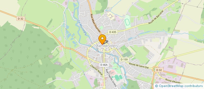 localisation de l'entreprise LE GAVROCHE EURL à RAMBERVILLERS