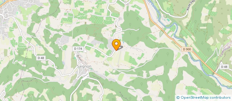 localisation de l'entreprise LE GAZ  SAIGNON