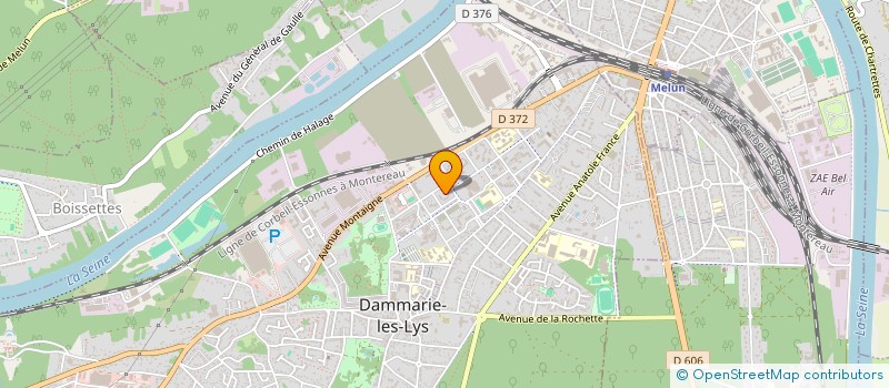 localisation de l'entreprise LE GAZOUILLIS DU LYS à DAMMARIE-LES-LYS