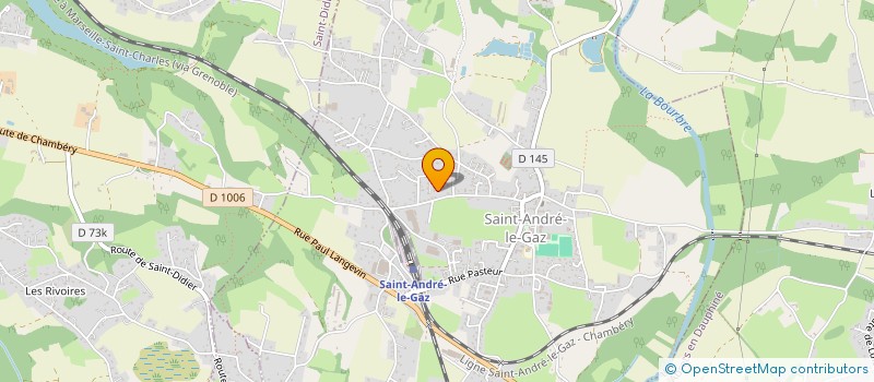 localisation de l'entreprise LE GAZRAGE AUTOMOBILE  SAINT-ANDRE-LE-GAZ