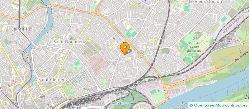 localisation de l'entreprise LE GEAI DES CHENES à NANTES