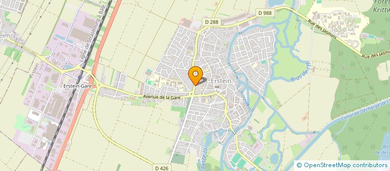 localisation de l'entreprise LE GEANT DES FLANDRES  ERSTEIN