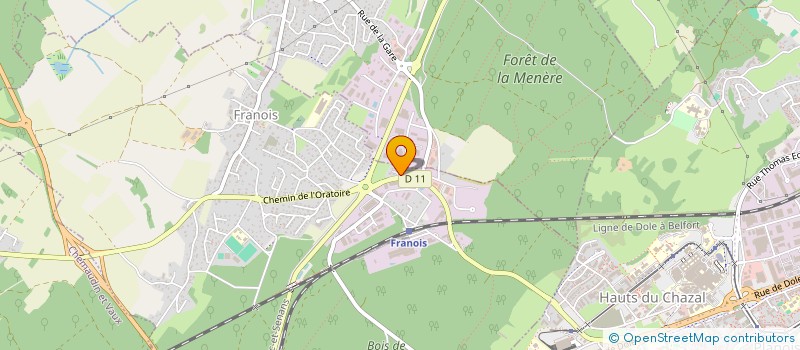 localisation de l'entreprise LE GEANT DU FOOT à FRANOIS