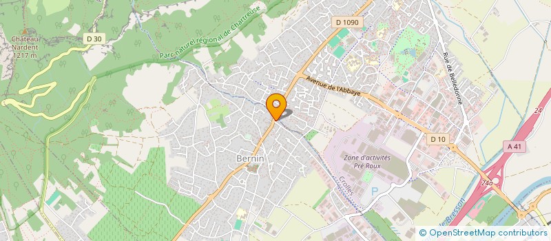 localisation de l'entreprise LE GECKO  BERNIN