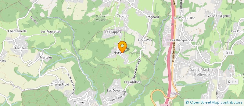 localisation de l'entreprise LE GECKO  FILLIERE