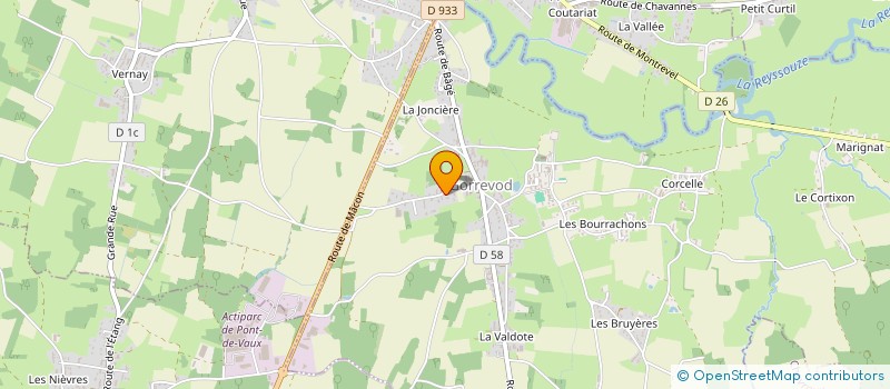 localisation de l'entreprise LE GECKO  GORREVOD